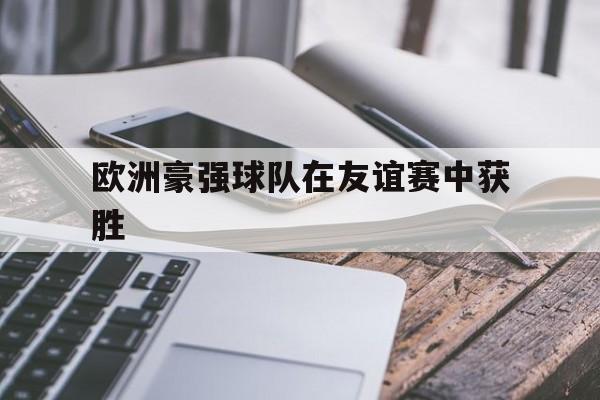 欧洲豪强球队在友谊赛中获胜